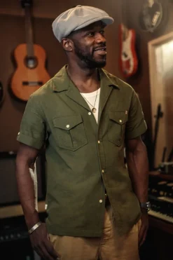 &Sons Coast Shirt Army Green