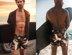 &Sons Crown Swim Shorts Black