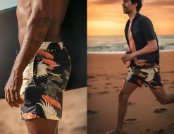 &Sons Crown Swim Shorts Black