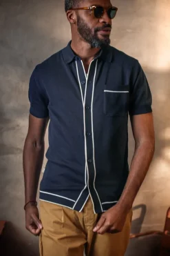 &Sons Dean Polo Navy