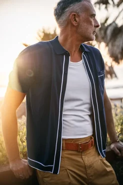 &Sons Dean Polo Navy