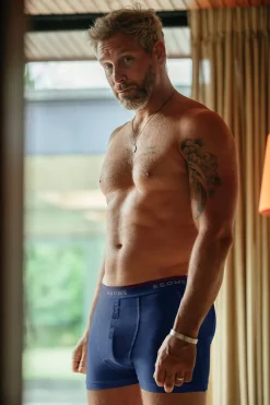 &Sons Essentials Boxer Shorts Indigo