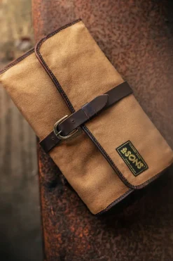 &Sons Essentials Toilet Bag Tan