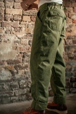 &Sons Fatigue Pant Army Green