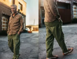 &Sons Fatigue Pant Army Green