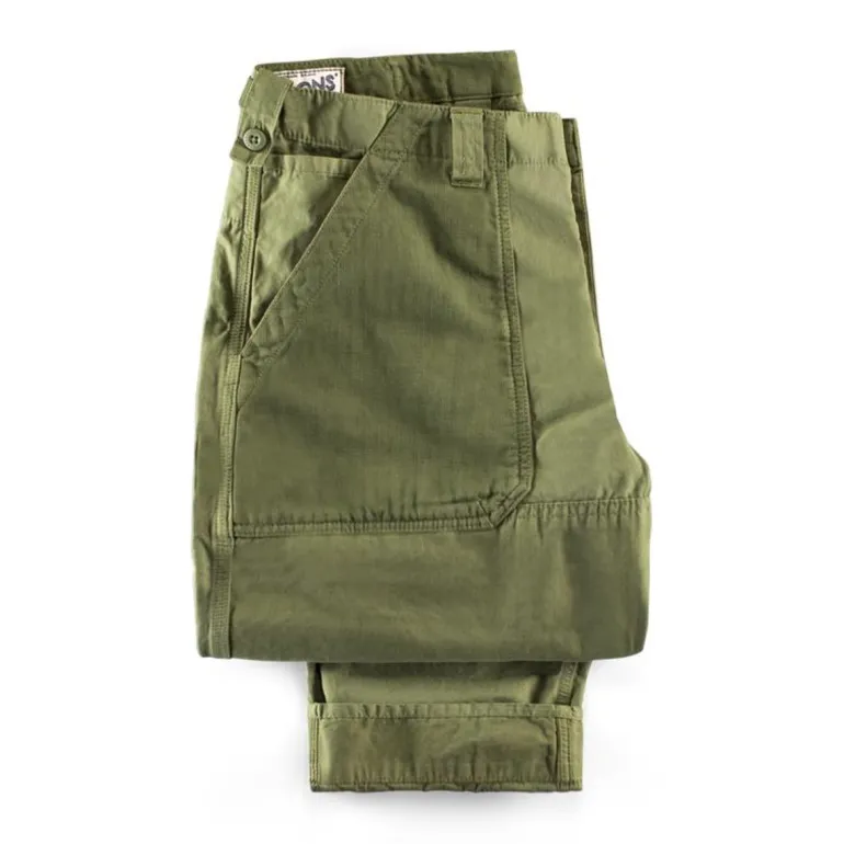 &Sons Fatigue Pant Army Green