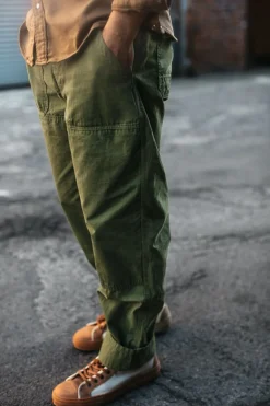 &Sons Fatigue Pant Army Green