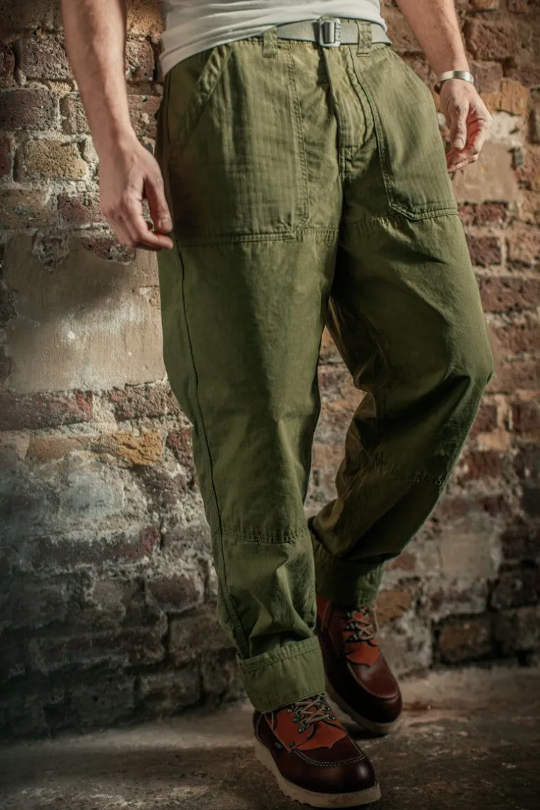 &Sons Fatigue Pant Army Green