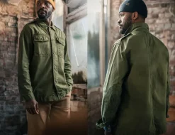 &Sons Flag Overshirt Army Green