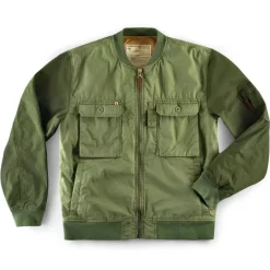 &Sons Harris Bomber Jacket Army Green