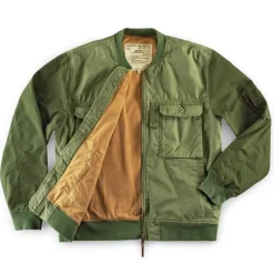 &Sons Harris Bomber Jacket Army Green