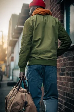 &Sons Harris Bomber Jacket Army Green