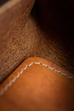 &Sons Leather Tray Tan
