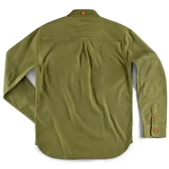 &Sons Lichen Moleskin Shirt Army Green