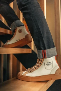 &Sons New Baseline Basketball High Top Raw