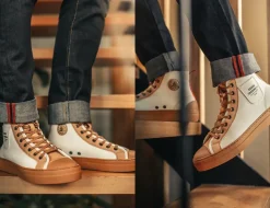 &Sons New Baseline Basketball High Top Raw