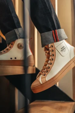 &Sons New Baseline Basketball High Top Raw