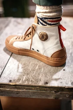 &Sons New Baseline Basketball High Top Raw