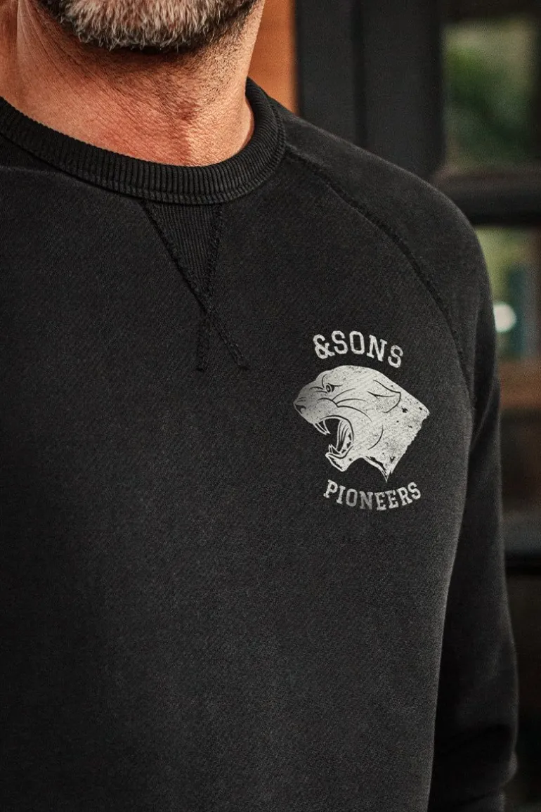 &Sons Panther Pioneers Sweatshirt Black