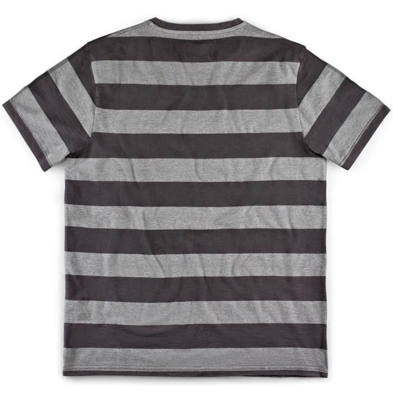 &Sons Papillon T-Shirt Grey Stripe