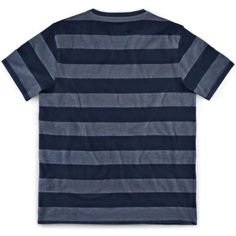 &Sons Papillon T-Shirt Navy Stripe