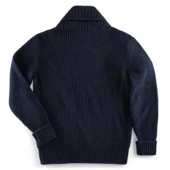 &Sons Port Shawl Collar Jumper Navy