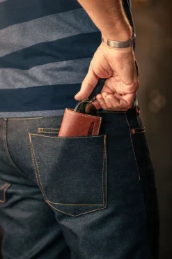 &Sons Pouch Glasses Case Brown