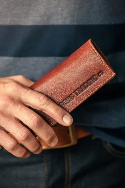 &Sons Pouch Glasses Case Brown