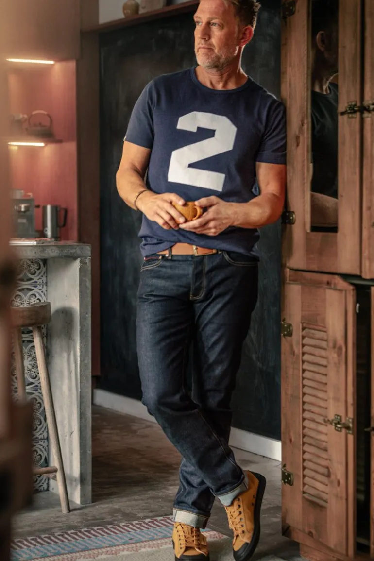&Sons Racing 2 T-Shirt Navy