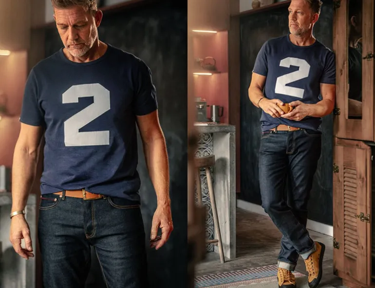 &Sons Racing 2 T-Shirt Navy