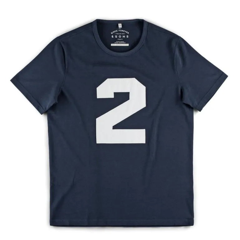 &Sons Racing 2 T-Shirt Navy