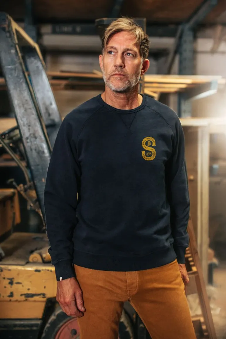 &Sons Sigma Sweatshirt Navy