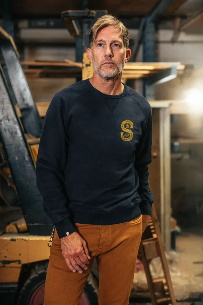 &Sons Sigma Sweatshirt Navy