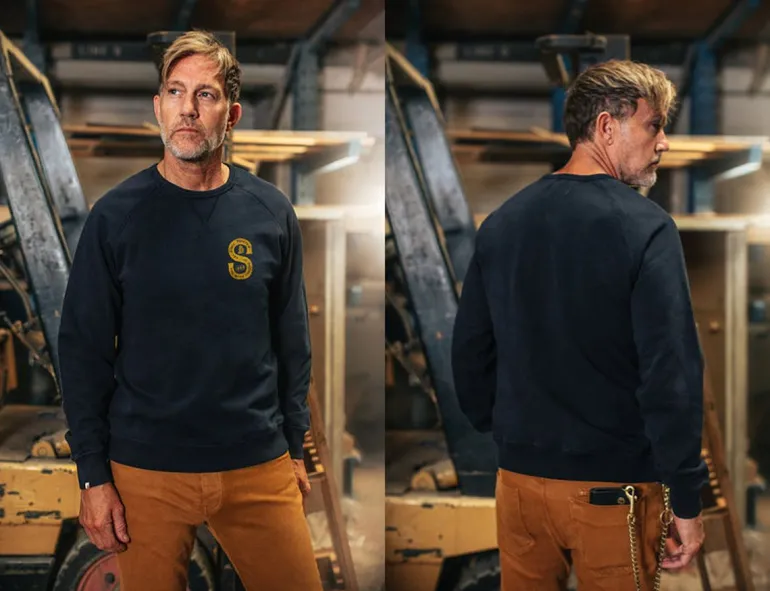 &Sons Sigma Sweatshirt Navy