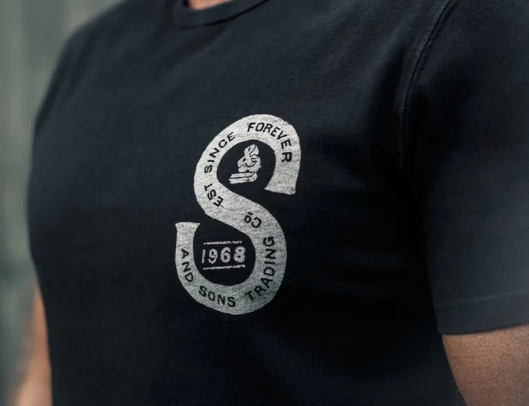 &Sons Sigma T-Shirt Black