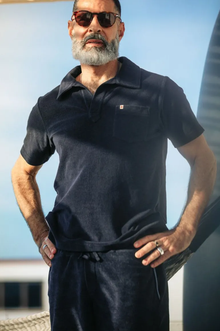 &Sons Solar Polo Navy