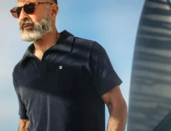 &Sons Solar Polo Navy