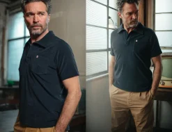 &Sons Solar Polo Navy