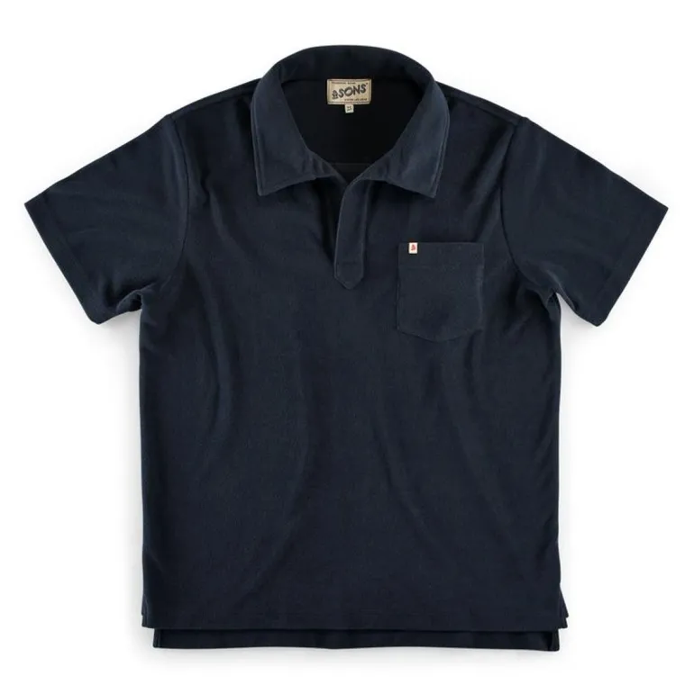 &Sons Solar Polo Navy