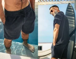 &Sons Solar Shorts Navy