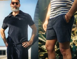 &Sons Solar Shorts Navy