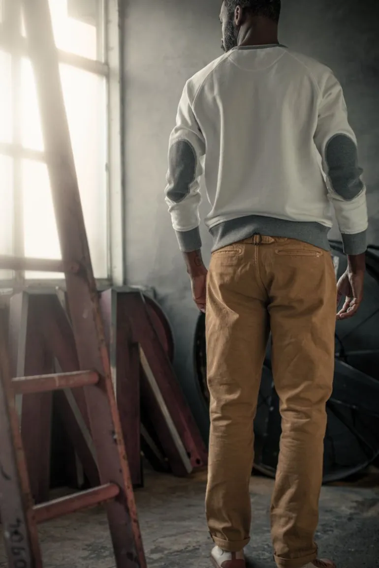 &Sons Stone White Sweatshirt