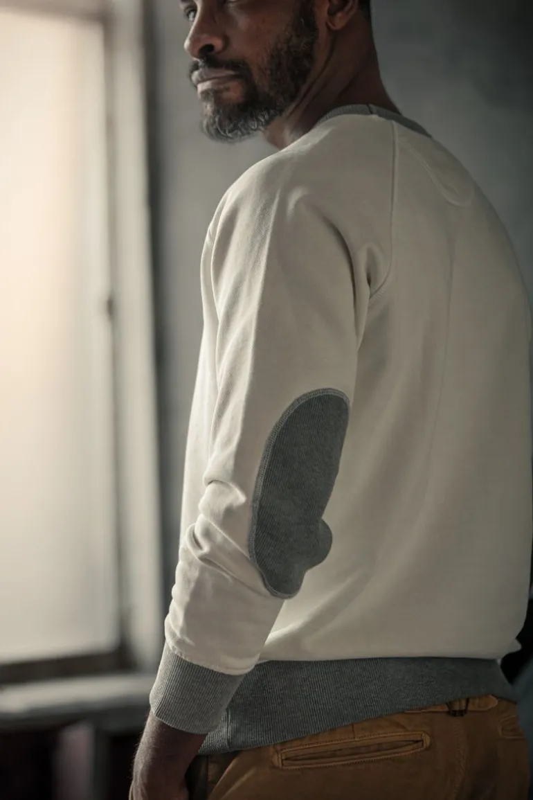 &Sons Stone White Sweatshirt