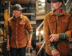 &Sons Sunday Shirt Corduroy Tan