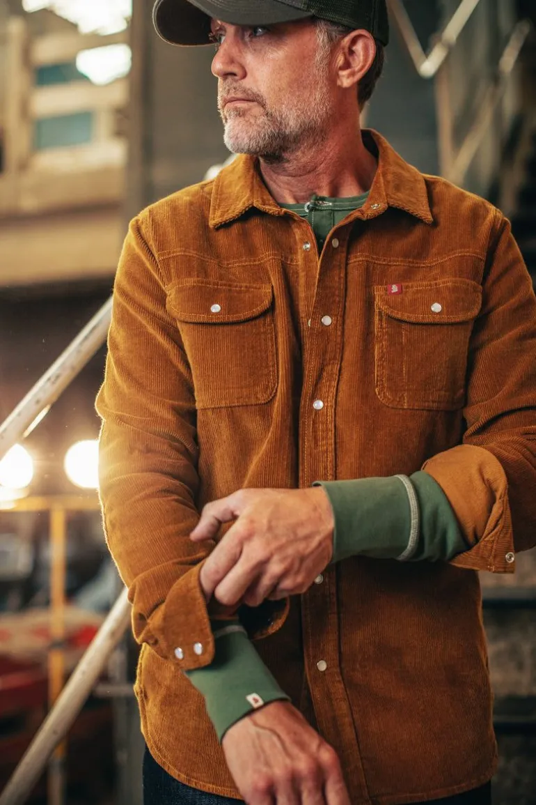 &Sons Sunday Shirt Corduroy Tan