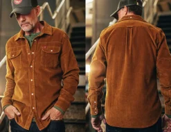 &Sons Sunday Shirt Corduroy Tan