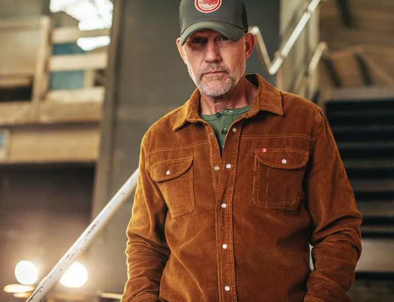 &Sons Sunday Shirt Corduroy Tan