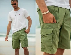 &Sons Surplus Army Shorts Green