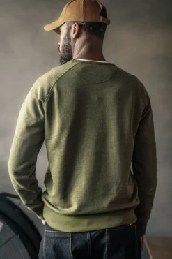 &Sons Surplus Green Sweatshirt