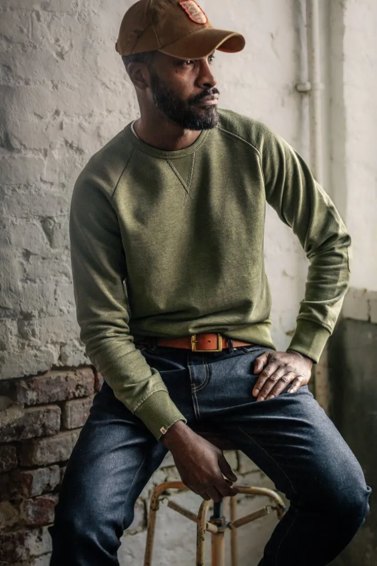 &Sons Surplus Green Sweatshirt